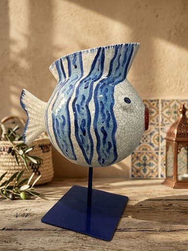 poisson décoratif rié