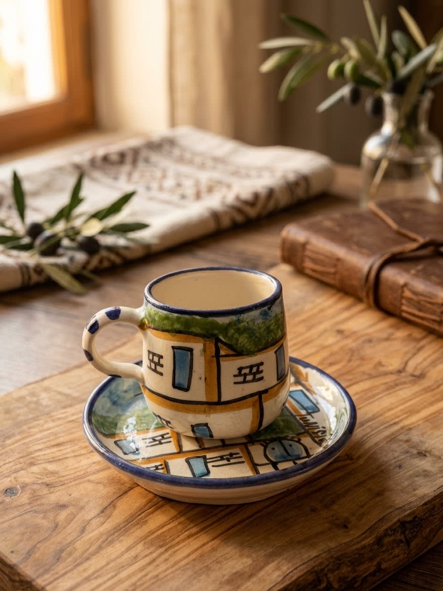 Tasse avec Sous Tasse rond