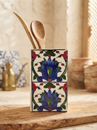 Porte ustensiles fleur